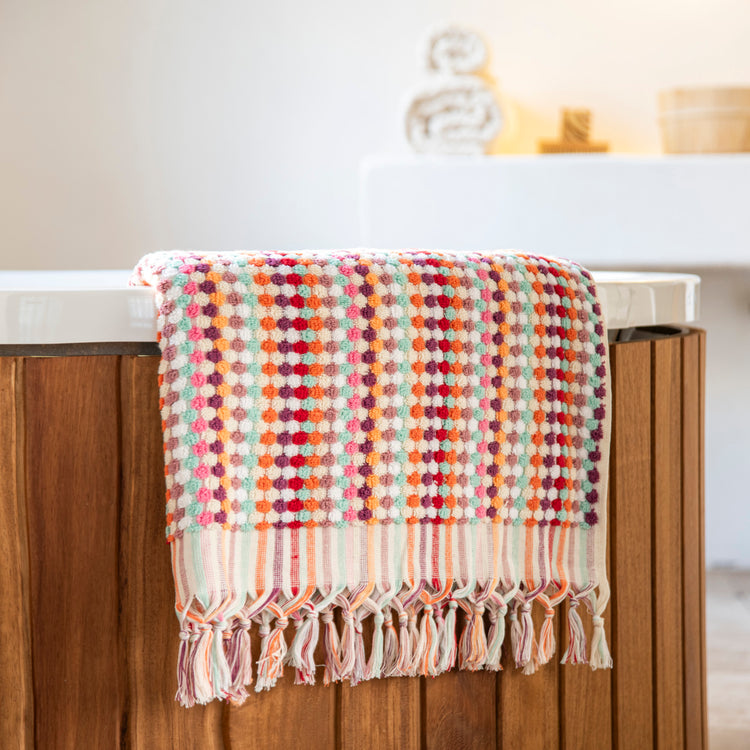 Zeep Naturals | Chickpea Towels Sunrise Bath | Catskills-inspired artisan natural soaps, luxurious Turkish towels, bathrobes, throws, and bedding. Discover handmade coffee cups, milk dispensers, and olive wood kitchen utensils—crafted with care for your home