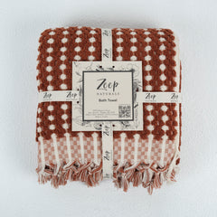 Zeep Naturals | Aegean Collection Bubble Towels Sienna Spice Bath | Zeep Naturals brings you handcrafted soaps, organic cotton towels, and artisan kitchen essentials — all inspired by nature. Discover simple, sustainable living with products designed to soothe your senses and your home.