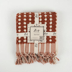Zeep Naturals | Aegean Collection Bubble Towels Sienna Spice Hand | Zeep Naturals brings you handcrafted soaps, organic cotton towels, and artisan kitchen essentials — all inspired by nature. Discover simple, sustainable living with products designed to soothe your senses and your home.