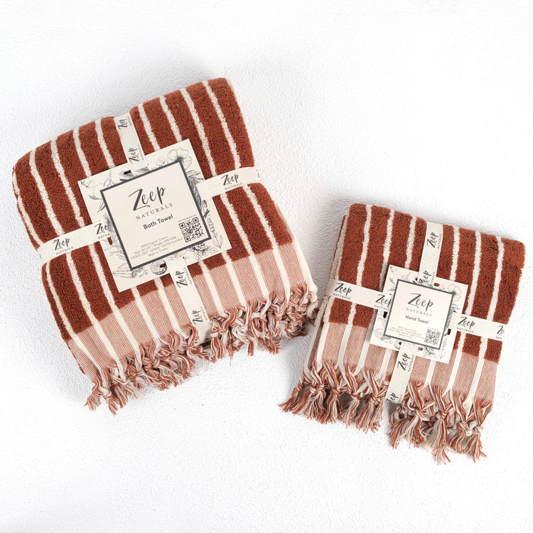 Aegean Collection Stripe Towels