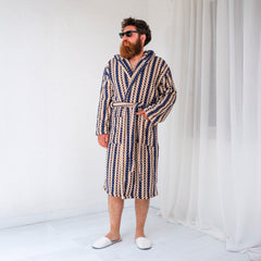 Zeep Naturals | Aegean Collection Sapphire Cove Bubble Bathrobes | Zeep Naturals brings you handcrafted soaps, organic cotton towels, and artisan kitchen essentials — all inspired by nature. Discover simple, sustainable living with products designed to soothe your senses and your home.