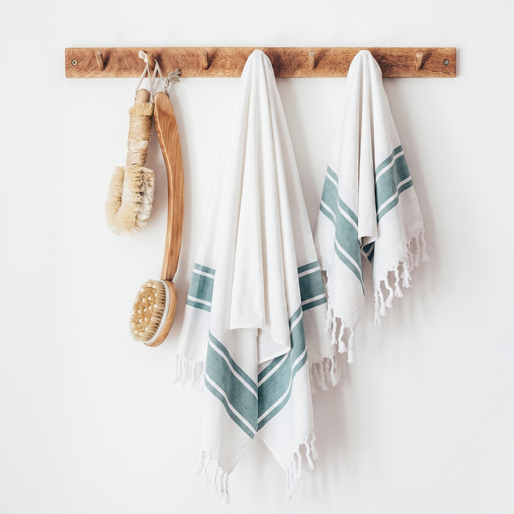 Aeris Terry Towel Sets - Deep Aegean - Deep Aegean 01A