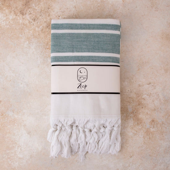 Aeris Terry Towel Sets - Deep Aegean - Deep Aegean 01