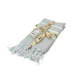 Zeep Naturals | Hand / Dish Towels 3 Stripe Grey | Zeep Naturals brings you handcrafted soaps, organic cotton towels, and artisan kitchen essentials — all inspired by nature. Discover simple, sustainable living with products designed to soothe your senses and your home.