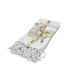 Zeep Naturals | Hand / Dish Towels 3 Stripe White | Zeep Naturals brings you handcrafted soaps, organic cotton towels, and artisan kitchen essentials — all inspired by nature. Discover simple, sustainable living with products designed to soothe your senses and your home.