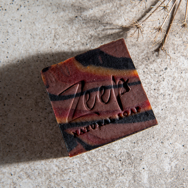 Zeep Naturals | Fall Foliage Fall Foliage Large | Catskills-inspired artisan natural soaps, luxurious Turkish towels, bathrobes, throws, and bedding. Discover handmade coffee cups, milk dispensers, and olive wood kitchen utensils—crafted with care for your home