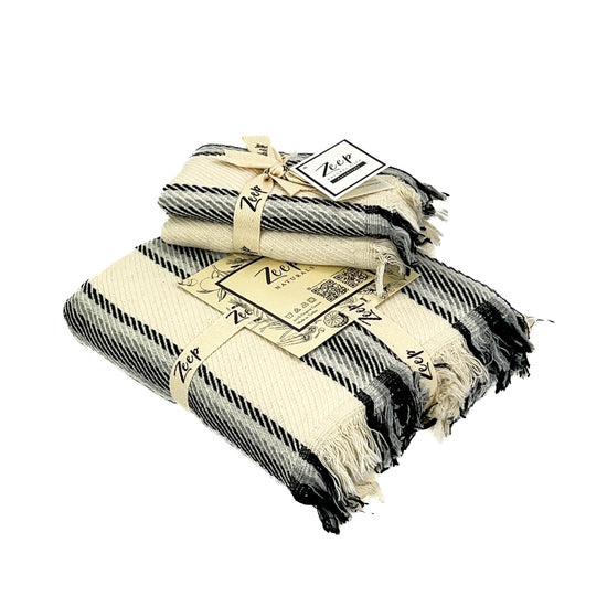 Zeep Naturals | Country Towels Blackberry Bath Towel | Catskills-inspired artisan natural soaps, luxurious Turkish towels, bathrobes, throws, and bedding. Discover handmade coffee cups, milk dispensers, and olive wood kitchen utensils—crafted with care for your home