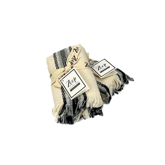 Zeep Naturals | Country Towels Blackberry Hand Towel | Catskills-inspired artisan natural soaps, luxurious Turkish towels, bathrobes, throws, and bedding. Discover handmade coffee cups, milk dispensers, and olive wood kitchen utensils—crafted with care for your home