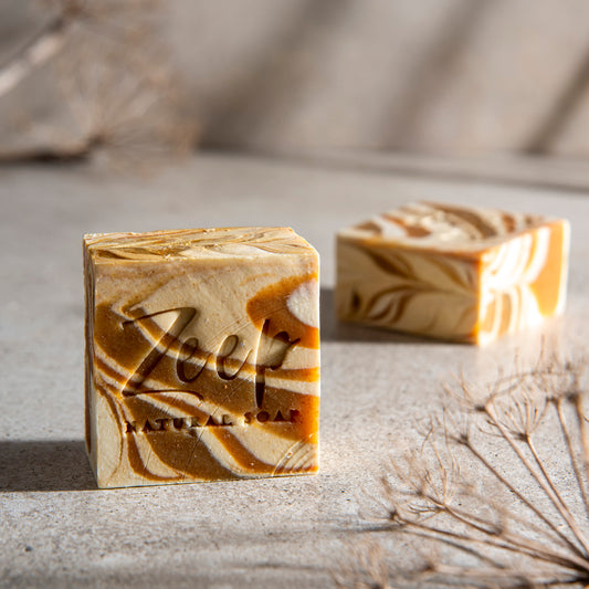 Zeep Naturals | Fields of Gold Fields of Gold Large | Catskills-inspired artisan natural soaps, luxurious Turkish towels, bathrobes, throws, and bedding. Discover handmade coffee cups, milk dispensers, and olive wood kitchen utensils—crafted with care for your home