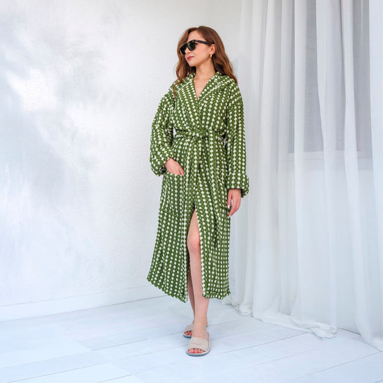 Zeep Naturals | Aegean Collection Aegean Olive Bubble Bathrobes | Zeep Naturals brings you handcrafted soaps, organic cotton towels, and artisan kitchen essentials — all inspired by nature. Discover simple, sustainable living with products designed to soothe your senses and your home.