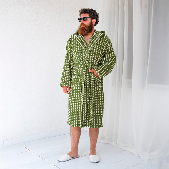Zeep Naturals | Aegean Collection Aegean Olive Bubble Bathrobes | Zeep Naturals brings you handcrafted soaps, organic cotton towels, and artisan kitchen essentials — all inspired by nature. Discover simple, sustainable living with products designed to soothe your senses and your home.