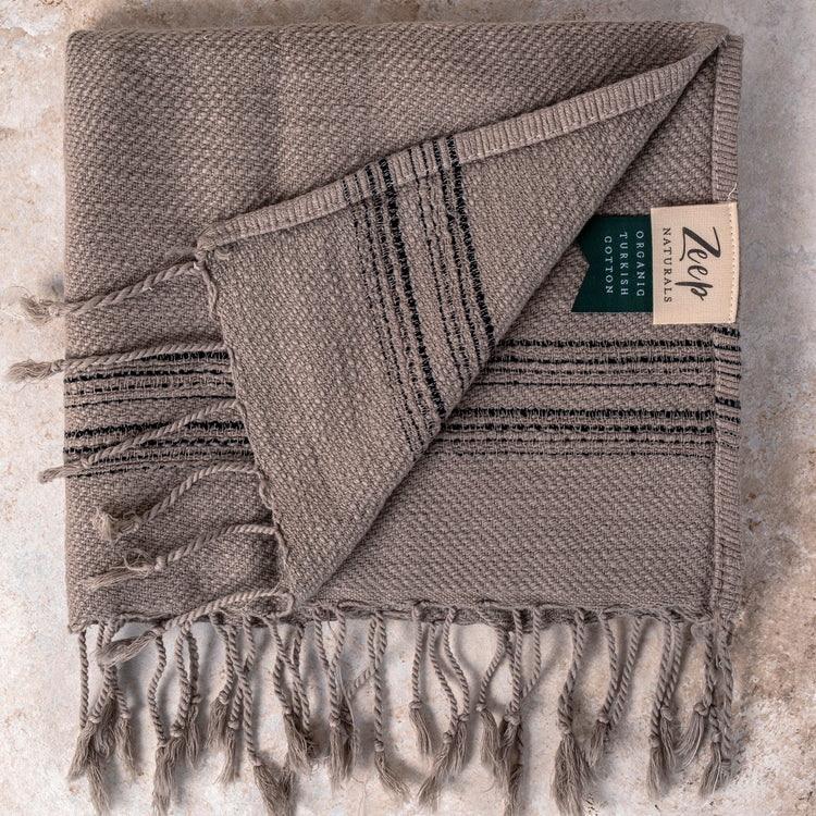 Calvera Kitchen Towels - Island Stone