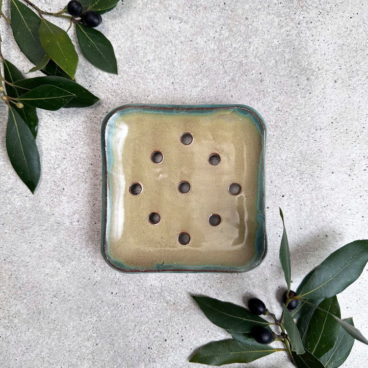 Zeep Naturals | Aegean Collection Ceramic Soap Coaster | Zeep Naturals brings you handcrafted soaps, organic cotton towels, and artisan kitchen essentials — all inspired by nature. Discover simple, sustainable living with products designed to soothe your senses and your home.