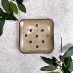 Zeep Naturals | Aegean Collection Ceramic Soap Coaster | Zeep Naturals brings you handcrafted soaps, organic cotton towels, and artisan kitchen essentials — all inspired by nature. Discover simple, sustainable living with products designed to soothe your senses and your home.