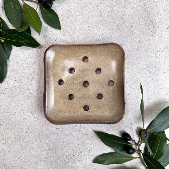 Zeep Naturals | Aegean Collection Ceramic Soap Coaster | Zeep Naturals brings you handcrafted soaps, organic cotton towels, and artisan kitchen essentials — all inspired by nature. Discover simple, sustainable living with products designed to soothe your senses and your home.