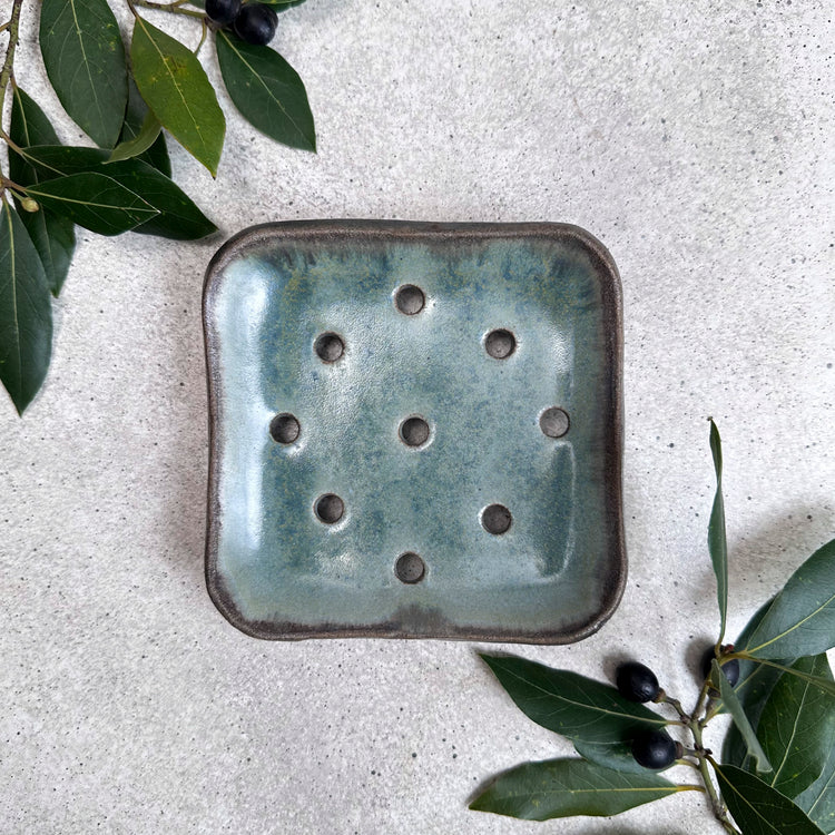 Zeep Naturals | Aegean Collection Ceramic Soap Coaster | Zeep Naturals brings you handcrafted soaps, organic cotton towels, and artisan kitchen essentials — all inspired by nature. Discover simple, sustainable living with products designed to soothe your senses and your home.
