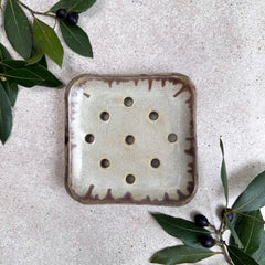 Zeep Naturals | Aegean Collection Ceramic Soap Coaster | Zeep Naturals brings you handcrafted soaps, organic cotton towels, and artisan kitchen essentials — all inspired by nature. Discover simple, sustainable living with products designed to soothe your senses and your home.