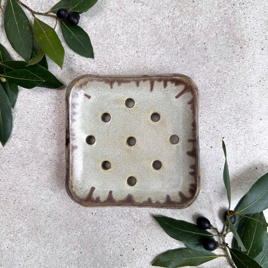 Zeep Naturals | Aegean Collection Ceramic Soap Coaster | Zeep Naturals brings you handcrafted soaps, organic cotton towels, and artisan kitchen essentials — all inspired by nature. Discover simple, sustainable living with products designed to soothe your senses and your home.