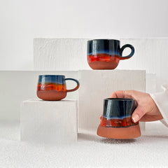 Zeep Naturals | Assos Collection Ceramic Coffee/Tea Cup with Handle | Zeep Naturals brings you handcrafted soaps, organic cotton towels, and artisan kitchen essentials — all inspired by nature. Discover simple, sustainable living with products designed to soothe your senses and your home.