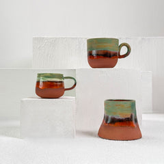 Zeep Naturals | Assos Collection Ceramic Coffee/Tea Cup with Handle | Zeep Naturals brings you handcrafted soaps, organic cotton towels, and artisan kitchen essentials — all inspired by nature. Discover simple, sustainable living with products designed to soothe your senses and your home.