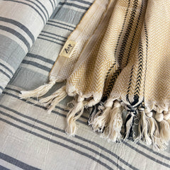 Zeep Naturals | Antioch Blanket Beige | Zeep Naturals brings you handcrafted soaps, organic cotton towels, and artisan kitchen essentials — all inspired by nature. Discover simple, sustainable living with products designed to soothe your senses and your home.