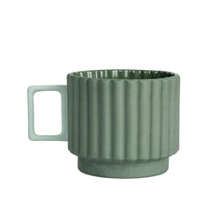 Zeep Naturals | Lydia Collection Modern Ribbed Coffee/Tea Cup | Zeep Naturals brings you handcrafted soaps, organic cotton towels, and artisan kitchen essentials — all inspired by nature. Discover simple, sustainable living with products designed to soothe your senses and your home.
