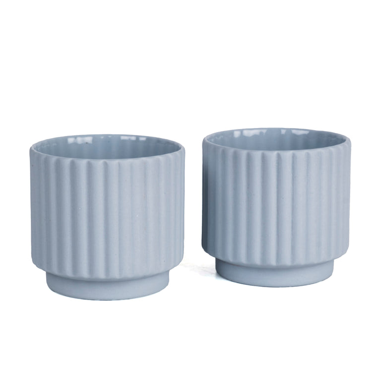 Lydia Collection Modern Ribbed Espresso Cup