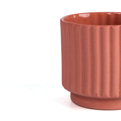 Zeep Naturals | Lydia Collection Modern Ribbed Espresso Cup | Zeep Naturals brings you handcrafted soaps, organic cotton towels, and artisan kitchen essentials — all inspired by nature. Discover simple, sustainable living with products designed to soothe your senses and your home.