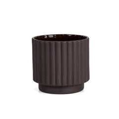 Zeep Naturals | Lydia Collection Modern Ribbed Espresso Cup | Zeep Naturals brings you handcrafted soaps, organic cotton towels, and artisan kitchen essentials — all inspired by nature. Discover simple, sustainable living with products designed to soothe your senses and your home.