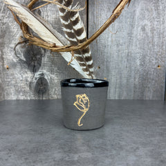 Zeep Naturals | Natural Stoneware Handmade Milk Dispenser | Poppy Black | Zeep Naturals brings you handcrafted soaps, organic cotton towels, and artisan kitchen essentials — all inspired by nature. Discover simple, sustainable living with products designed to soothe your senses and your home.