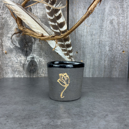 Zeep Naturals | Natural Stoneware Handmade Milk Dispenser | Poppy Black | Zeep Naturals brings you handcrafted soaps, organic cotton towels, and artisan kitchen essentials — all inspired by nature. Discover simple, sustainable living with products designed to soothe your senses and your home.