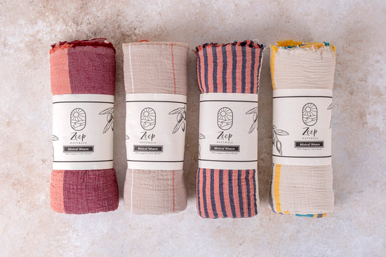 Zeep Naturals | Muslin Collection Mistral Weave Muslin Towels | Zeep Naturals brings you handcrafted soaps, organic cotton towels, and artisan kitchen essentials — all inspired by nature. Discover simple, sustainable living with products designed to soothe your senses and your home.