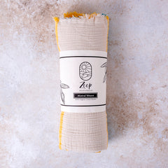 Zeep Naturals | Muslin Collection Mistral Weave Muslin Towels Lemon Cove | Zeep Naturals brings you handcrafted soaps, organic cotton towels, and artisan kitchen essentials — all inspired by nature. Discover simple, sustainable living with products designed to soothe your senses and your home.