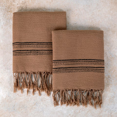 Calvera Kitchen Towels - Golden Sand