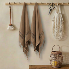 Calvera Kitchen Towels - Golden Sand
