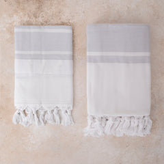Aeris Terry Towel Sets - Morning Haze - Morning Haze 02