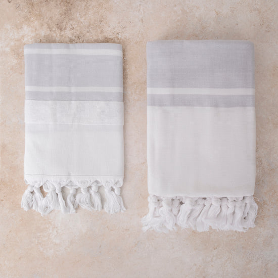 Aeris Terry Towel Sets - Morning Haze - Morning Haze 02