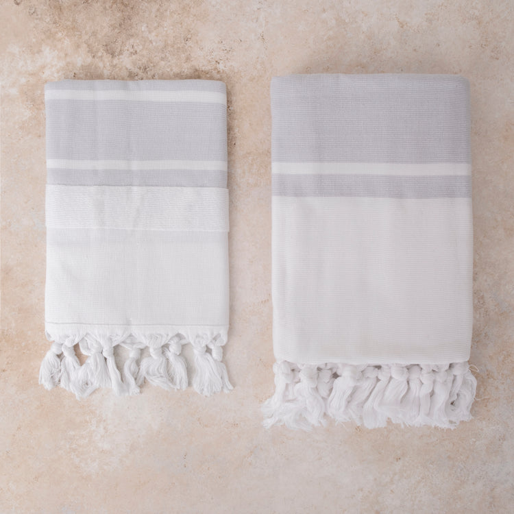 Aeris Terry Towel Sets - Morning Haze - Morning Haze 02