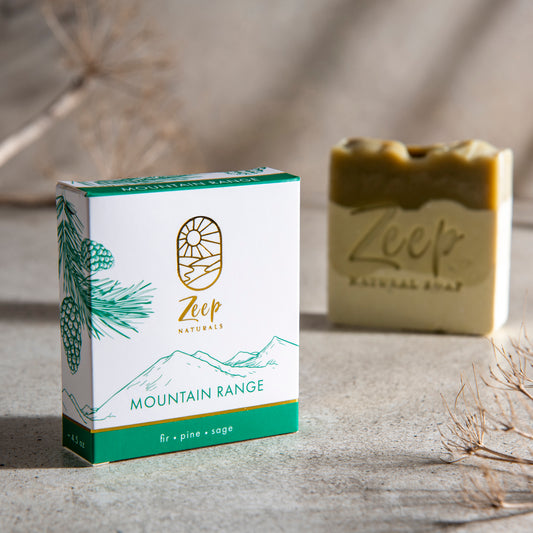 Zeep Naturals | Mountain Range Mountain Range Large | Catskills-inspired artisan natural soaps, luxurious Turkish towels, bathrobes, throws, and bedding. Discover handmade coffee cups, milk dispensers, and olive wood kitchen utensils—crafted with care for your home