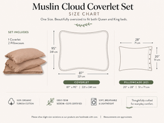 Zeep Naturals | Muslin Cloud Core Coverlet Sets | Zeep Naturals brings you handcrafted soaps, organic cotton towels, and artisan kitchen essentials — all inspired by nature. Discover simple, sustainable living with products designed to soothe your senses and your home.