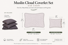 Zeep Naturals | Muslin Cloud Core Coverlet Sets | Zeep Naturals brings you handcrafted soaps, organic cotton towels, and artisan kitchen essentials — all inspired by nature. Discover simple, sustainable living with products designed to soothe your senses and your home.
