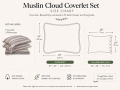 Zeep Naturals | Muslin Cloud Signature Coverlet Sets | Zeep Naturals brings you handcrafted soaps, organic cotton towels, and artisan kitchen essentials — all inspired by nature. Discover simple, sustainable living with products designed to soothe your senses and your home.
