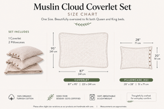 Zeep Naturals | Muslin Cloud Signature Coverlet Sets | Zeep Naturals brings you handcrafted soaps, organic cotton towels, and artisan kitchen essentials — all inspired by nature. Discover simple, sustainable living with products designed to soothe your senses and your home.