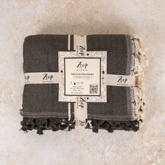 Zeep Naturals | Quiet Loom Vinora Blankets Olive Khaki | Zeep Naturals brings you handcrafted soaps, organic cotton towels, and artisan kitchen essentials — all inspired by nature. Discover simple, sustainable living with products designed to soothe your senses and your home.