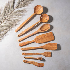 Zeep Naturals | Olive Wood Slotted Round Spoon | Zeep Naturals brings you handcrafted soaps, organic cotton towels, and artisan kitchen essentials — all inspired by nature. Discover simple, sustainable living with products designed to soothe your senses and your home.