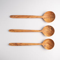 Zeep Naturals | Olive Wood Round Spoon | Zeep Naturals brings you handcrafted soaps, organic cotton towels, and artisan kitchen essentials — all inspired by nature. Discover simple, sustainable living with products designed to soothe your senses and your home.