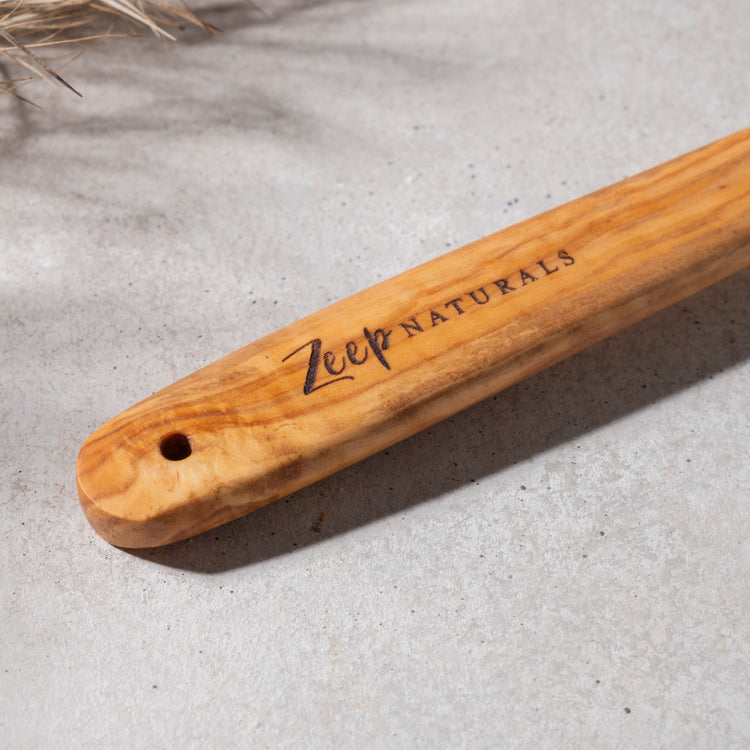 Olive Wood Round Spoon