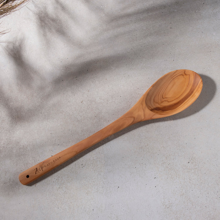 Zeep Naturals | Olive Wood Stir Spoon | Catskills-inspired artisan natural soaps, luxurious Turkish towels, bathrobes, throws, and bedding. Discover handmade coffee cups, milk dispensers, and olive wood kitchen utensils—crafted with care for your home