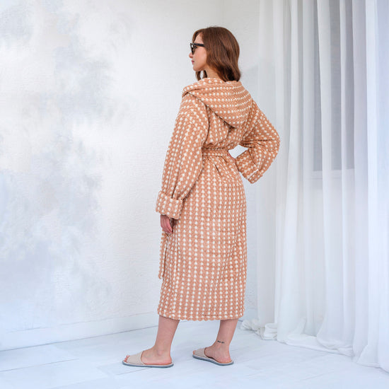 Zeep Naturals | Aegean Collection Almond Cream Bubble Bathrobes | Zeep Naturals brings you handcrafted soaps, organic cotton towels, and artisan kitchen essentials — all inspired by nature. Discover simple, sustainable living with products designed to soothe your senses and your home.
