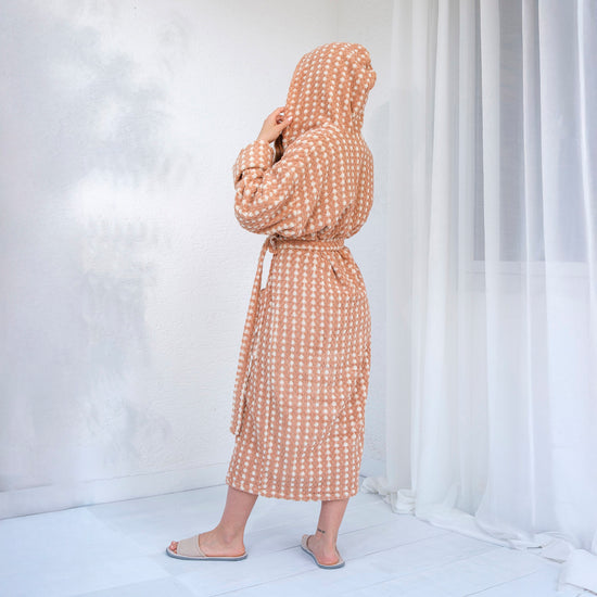 Zeep Naturals | Aegean Collection Almond Cream Bubble Bathrobes | Zeep Naturals brings you handcrafted soaps, organic cotton towels, and artisan kitchen essentials — all inspired by nature. Discover simple, sustainable living with products designed to soothe your senses and your home.